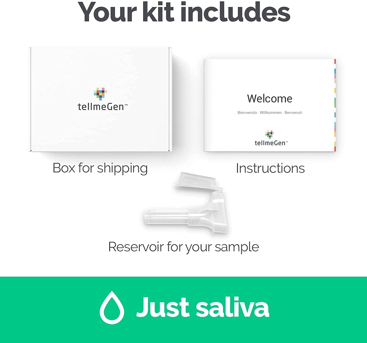 Test ADN Starter tellmeGen | (Orígenes + Rasgos + Wellness) | Lo que tu ADN dice sobre ti Test ADN Starter tellmeGen | (Orígenes + Rasgos + Wellness) | Lo que tu ADN dice sobre ti