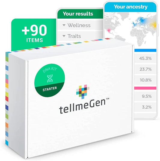 Test ADN Starter tellmeGen | (Orígenes + Rasgos + Wellness) | Lo que tu ADN dice sobre ti