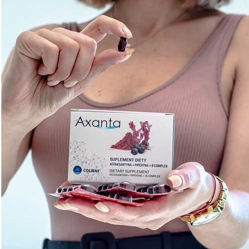 Axanta: Astaxantina + Piperina + Complex vitaminas B | 60 Caps Axanta: Astaxantina + Piperina + Complex vitaminas B | 60 Caps