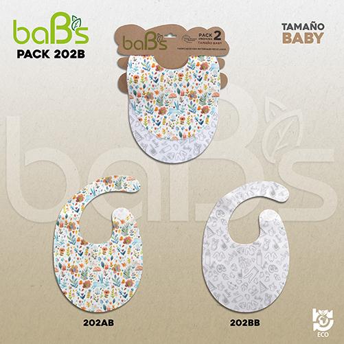 Baberos Ecológicos baBs | Pack x 2 u. | Baby Baberos Ecológicos baBs | Pack x 2 u. | Baby