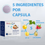 Babycol: Xilitol + Vit C, D, K + Colágeno para Niños - Masticable y Agradable Sabor Babycol: Xilitol + Vit C, D, K + Colágeno para Niños - Masticable y Agradable Sabor