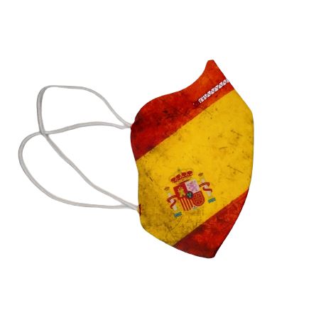 Bandera España Combate | Mascarillas Deanshield para Adultos | UNE 0065