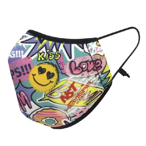 Emoticones | Mascarillas NST para Niños | Tecnologia Antivirus | UNE 0065