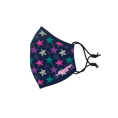 Estrellas Ribete Negro | Mascarillas Hemera para Niños 😷 | Modelo Miranda |  UNE 0065