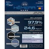 Estrellas Ribete Negro | Mascarillas Hemera para Niños 😷 | Modelo Miranda |  UNE 0065 Estrellas Ribete Negro | Mascarillas Hemera para Niños 😷 | Modelo Miranda |  UNE 0065