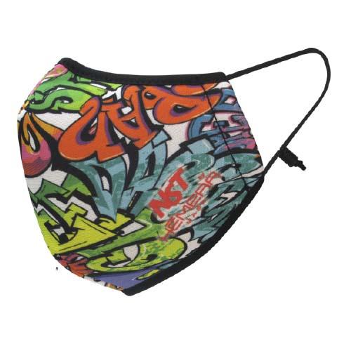 Grafiti Letras | Mascarillas NST para Niños | Tecnologia Antivirus | UNE 0065