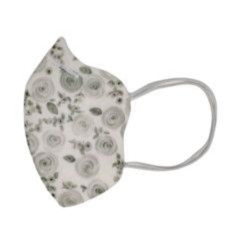 Flores Blanco y Negro| Mascarillas Deanshield para Adultos | UNE 0065