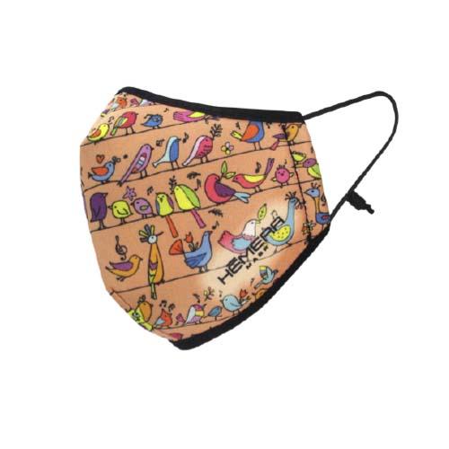 Pajaritos | Mascarillas Hemera para Niños | Modelo Miranda | UNE 0065