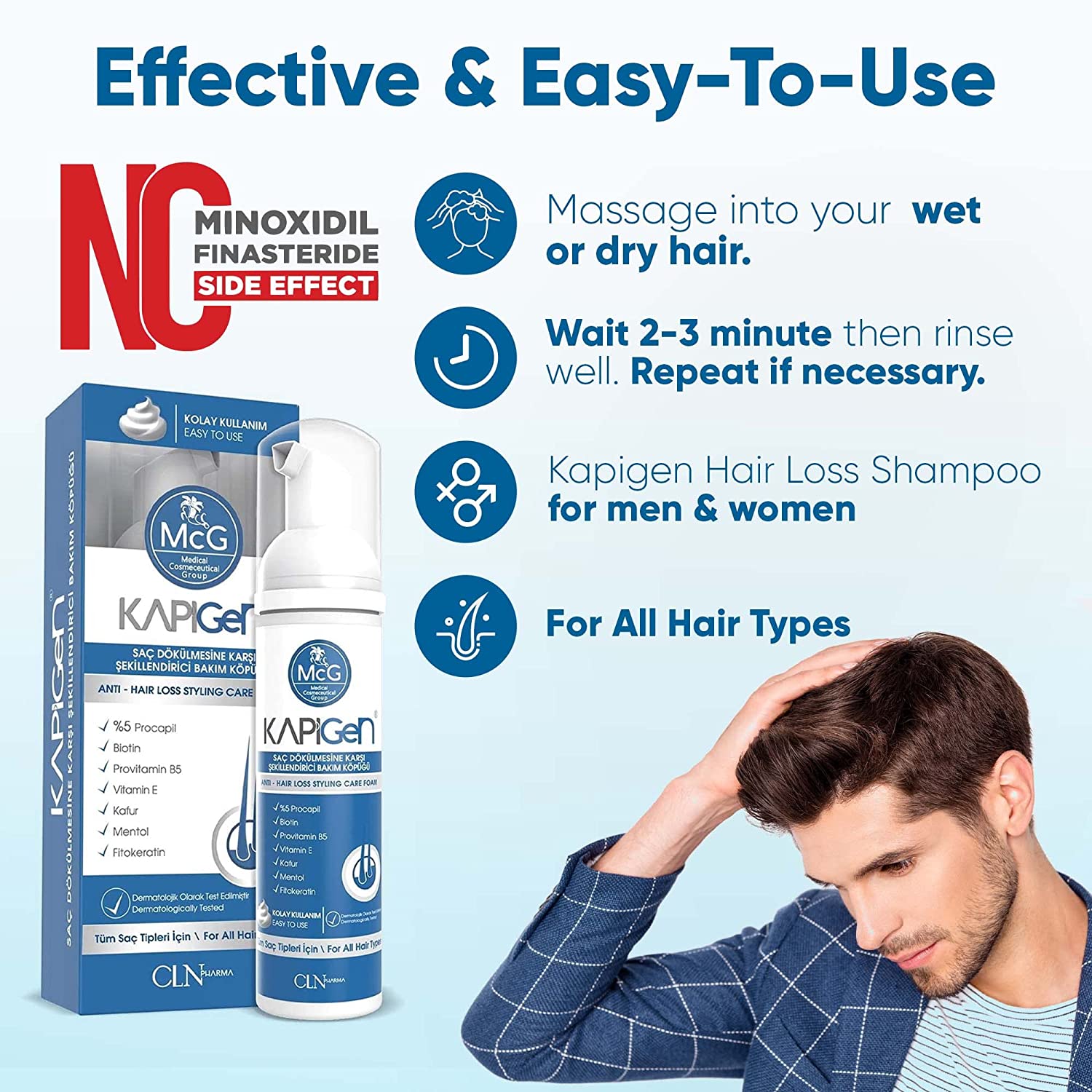 Spray para la caída del cabello con 5 % PROCAPIL® Spray para la caída del cabello con 5 % PROCAPIL®