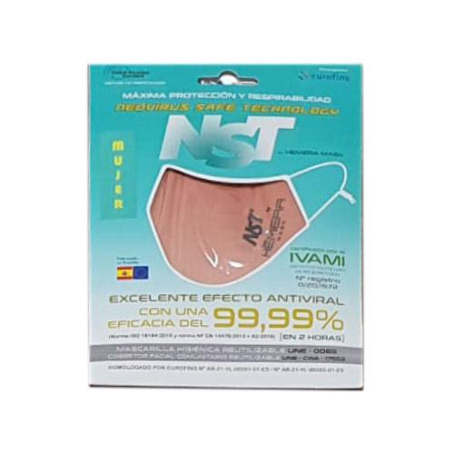 Rosa Claro | Mascarillas NST para Mujer | Tecnologia Antivirus | UNE 0065 Rosa Claro | Mascarillas NST para Mujer | Tecnologia Antivirus | UNE 0065