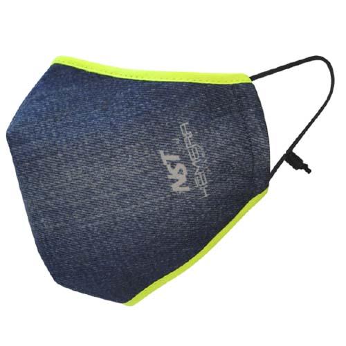 Vaquera ribete Amarillo | Mascarillas NST para Hombre | Tecnologia Antivirus | UNE 0065