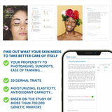 Advanced Skin Care DNA Test Kit: Unlock Your Skin's Genetic Secrets for Personalized Care, Ancestry Insights, and Optimal Protection - Over 700,000 Markers Analyzed