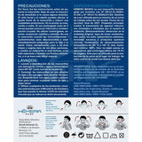 Azul Ribete Negro | Mascarillas Hemera para Adultos 😷 | Modelo Miranda | UNE 0065